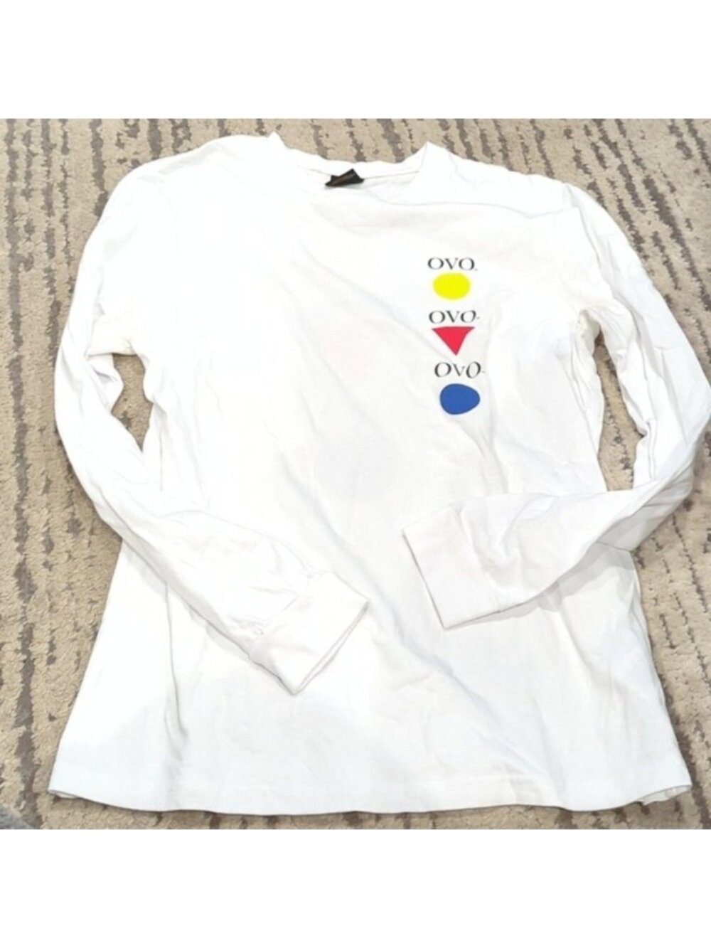 OVO White Long Sleeve Shirt like new